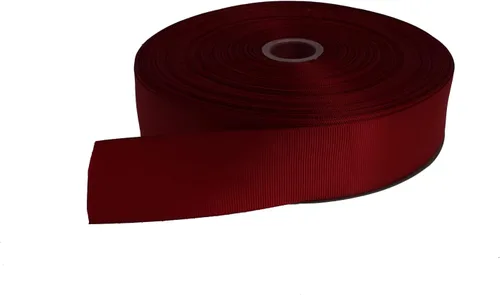 Vista 19 de Cinta de grogrén sólido de 100 yardas cada rollo, 100% poliéster (1/4", beige)