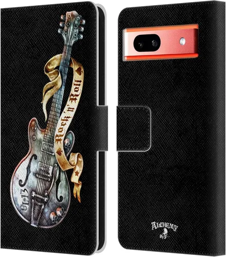 Vista 11 de Head Case Designs Funda de piel con licencia oficial de Alchemy Gothic 13 Dagger Illustration, compatible con Google Pixel 7a