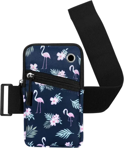 Vista 10 de Funda para brazaletes para teléfono celular para mujer, compatible con teléfono celular de 6.28 pulgadas, pantalla completa, color negro