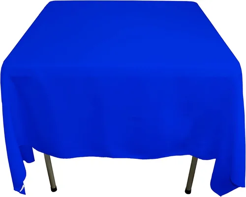 Vista 52 de GEFEII Servilletas de tela de poliéster sólido de 18 x 18 pulgadas para cocina, mantel rectangular cuadrado redondo para bodas, fiestas