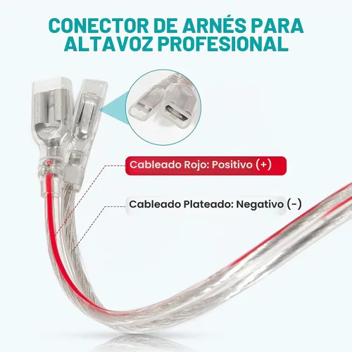 Vista 4 de NuIth Arnés de cableado de altavoz de puerta trasera delantera para Ford 1998-2016/Mazda 2001-2013/1999-2011 Lincoln Install Aftermarket cable