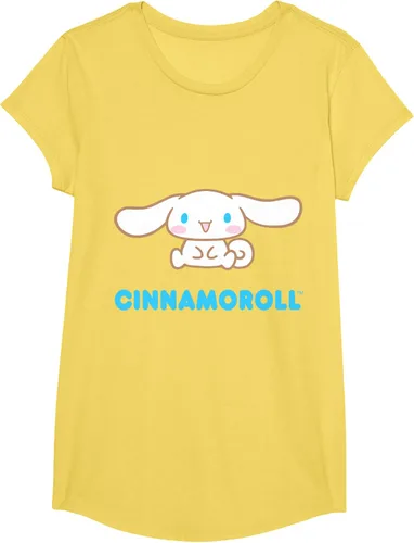 Vista 62 de Cinnamoroll Character Front and Back T-Shirt S Negro