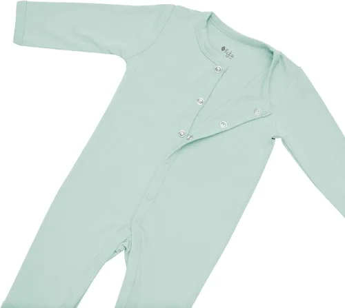 Vista 41 de KYTE BABY Mameluco suave unisex con cierre a presión, 97% rayón hecho de bambú, 3% elastano