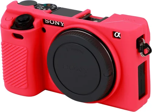 Vista 9 de Case for Sony Alpha A6000 ILCE-6000 Digital Camera, Black Soft Silicone,Anti-Scratch,Dustproof,Shockproof,Slim Fit,Enhanced Grip,Camera Skin Negro