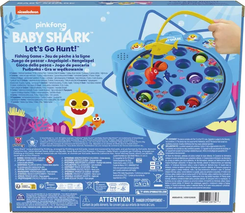 Vista 5 de Spin Master Cardinal Games 6054916 Baby Shark Gone - Juego de pesca, multicolor, a partir de 4 años