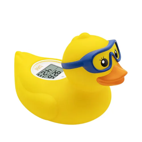 Vista 9 de b&h Termómetro de baño para bebés, recargable por USB, lecturas de temperatura instantáneas y precisas, impermeable, monitor digital de temperatura