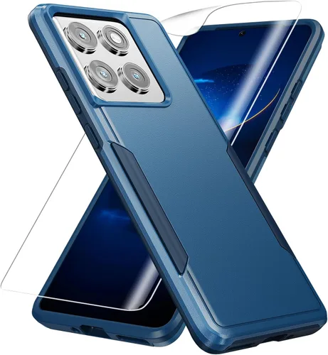 Vista 13 de Funda para Moto G 5G 2022, con protector de pantalla [prueba de caídas de grado militar], funda protectora resistente de servicio pesado robusto a