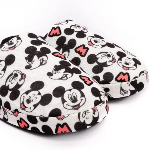 Vista 5 de Disney Mickey Mouse Womens Slippers All Over Print Ladies Shoes