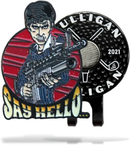 Vista 36 de MULLIGAN HOOLIGAN® Marcador de pelota de golf + clip magnético para sombrero Esmalte de alta calidad Regalo divertido para los amantes del golf