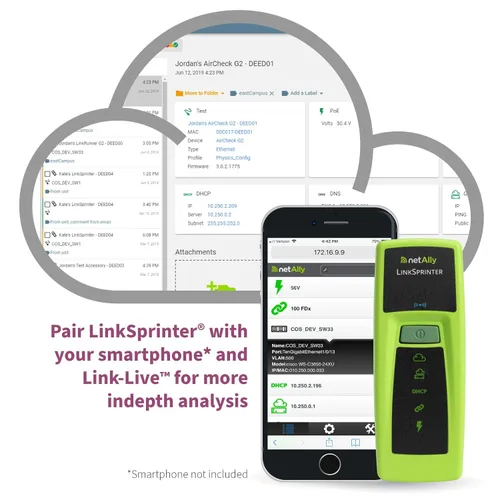 Vista 4 de Comprobador de red Netscout LinkSprinter , 1