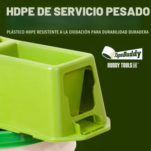 Vista 5 de Buddy Tools TapeBuddy Herramienta de Encintado de Paneles de Yeso - Simplifica la Cinta de Banjo de Paneles de Yeso - Dispensador de Cinta Confiable