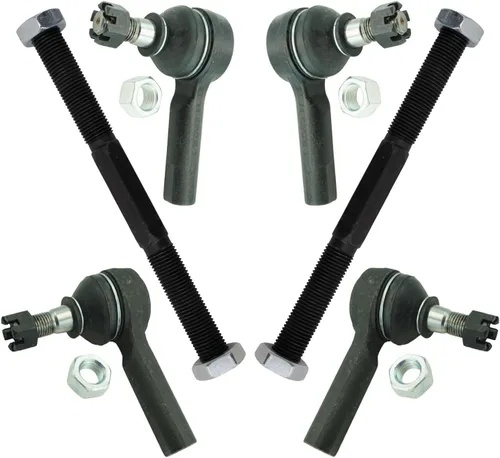 Vista 250 de TRQ Kit de dirección delantera con barra de acoplamiento de fuelle de piñón y cremallera compatible con Toyota Echo 2000-2005
