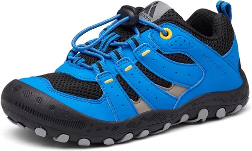 Vista 34 de Mishansha Botas de Senderismo para Niños Pequeños Niñas Niños Zapatos de Senderismo Resistentes al Agua Anti-Colisión Antideslizantes Atléticas