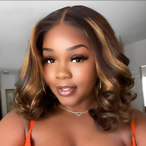 Vista 10 de RECOOL Peluca de cabello humano Bob de 5 x 6 con encaje frontal lacio, pelucas cortas, sin pegamento, cabello humano virgen brasileño, nudos