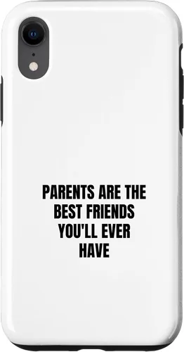 Vista 24 de iPhone 16 Parents are the best friends you'll ever have Case