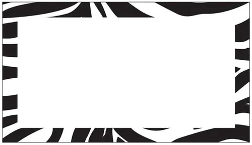 Vista 3 de Stationery Creations Tarjetas de lugar con estampado de animales, estilo plano, suministros para eventos de fiesta (estampado de guepardo)