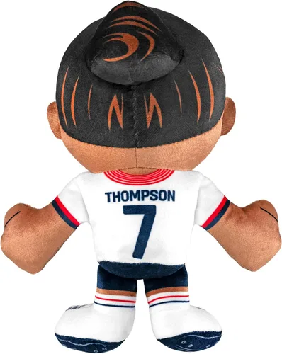 Vista 7 de Bleacher Creatures Alyssa Thompson - Peluche de fútbol americano femenino de 8 pulgadas Kuricha – Superestrella de fútbol inspirada en Chibi suave