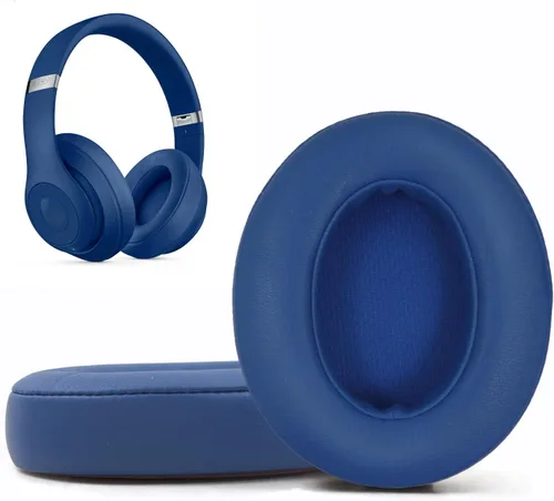 Vista 11 de Almohadillas de repuesto compatibles con Beats Studio 3.0/2.0, cubiertas para auriculares con espuma de alta densidad, cuero suave, almohadillas
