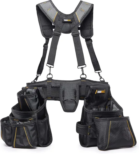 Vista 11 de ToughBuilt - Plataforma de suspensión Framer, correas de ajuste rápido, TB-303-6 Quick-Adjust Straps, Multiple Hang Points, Heavy-Duty