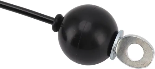 Vista 8 de Sistema de polea de fitness resistente, cable ajustable, cuerda de alambre de acero, gimnasio, ejercicio en casa, color negro