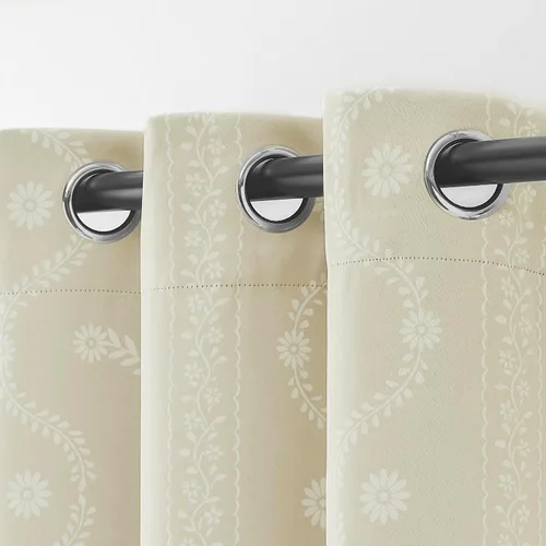 Vista 6 de LIMON HOME Cortinas Opacas Beige de 84 pulgadas de Largo para Sala de Estar y Dormitorio, Tratamiento de Ventana Insonorizado Cortinas Blackout
