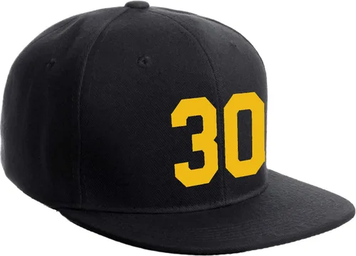 Vista 204 de Número de equipo modificado para requisitos particulares del jugador del color del sombrero del Snapback de la visera plana clásica de la visera