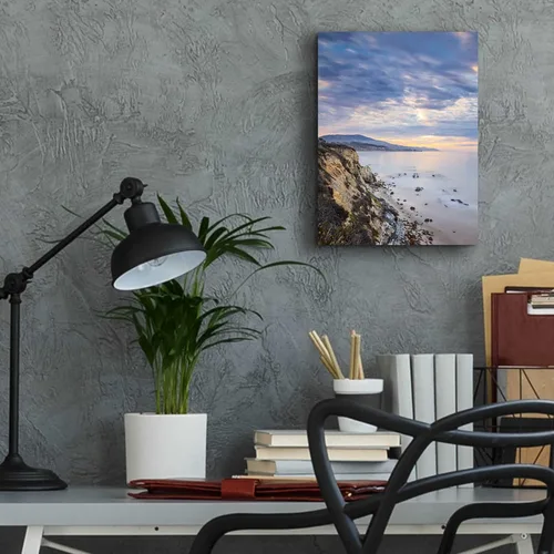 Vista 7 de Epic Art 'Carpinteria Bluffs II' by Chris Moyer, Acrylic Glass Wall Art, 12"x16