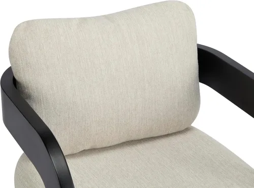 Vista 11 de Christopher Knight Home Yorick - Juego de 2 sillas de comedor modernas con cojín, juego de sillones de comedor de madera maciza, respaldo curvado