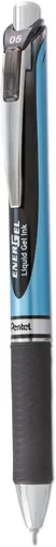 Vista 10 de Pentel EnerGel RTX - Bolígrafo de gel líquido retráctil, punta fina de 0.5 mm, punta de metal, tinta de colores surtidos, paquete de 5