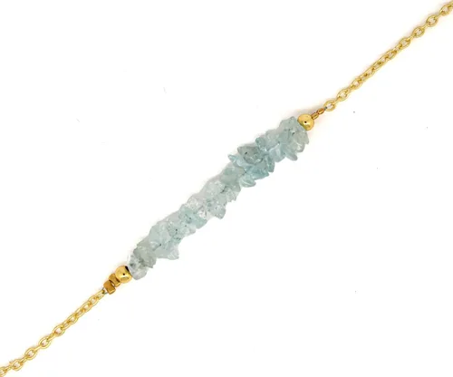 Vista 26 de Gempires Natural Chips Bar Bracelet, Energy Healing Crystals, Birthday, Gift for Her, Gemstone Jewelry 8 inch