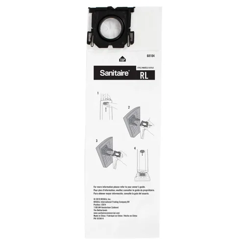 Vista 3 de Sanitaire RL 68104 - Bolsa de papel para aspiradoras EON, color blanco