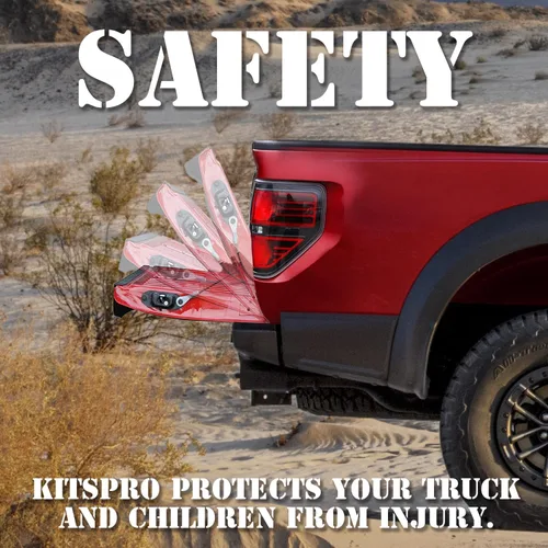 Vista 7 de KitsPro Amortiguador de asistencia para portón trasero de camión para Ford F-250 F-350 Super Duty 1999-2016 Accesorios para camiones Puntal