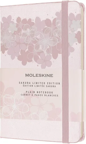 Vista 30 de Moleskine Edición Limitada Sakura - Cuaderno, tapa dura, grande (5 x 8.25 pulgadas), a rayas/con líneas, Caja de Coleccionista Premium Swan