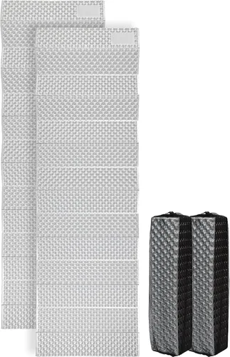 Vista 13 de REDCAMP Almohadillas de espuma plegable para acampar para dormir, almohadilla impermeable de espuma de celda cerrada para dormir mientras acampas