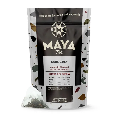 Vista 10 de Maya Tea Bolsas de té de hierbas Citrus Hibiscus, todo natural, sin cafeína, paquete de 20