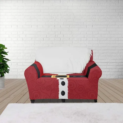 Vista 57 de Boatee Fundas de sofá de 1 pieza con diseño de copo de nieve azul, fundas elásticas para sofá, 1 cojín, protección de muebles, decoración para sala