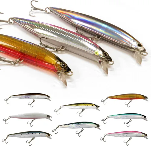 Vista 3 de Shimano Wonder Candy Current Sniper JERKBAIT Jerkbait (OM140PEWC) Pesca