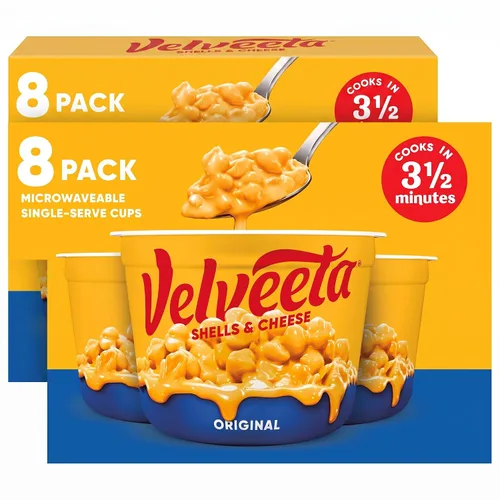 Vista 12 de Velveeta Cena de macarrones con queso y conchas, 4 tazas, original, 2.39 oz