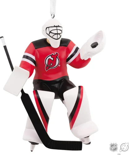 Vista 6 de Hallmark NHL New Jersey Devils Portero Ornamento de Navidad (0001OSL1882)