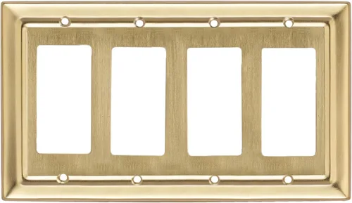 Vista 8 de Monarch Abode Placa de Pared Basculante de 1 Gang, Placa de Pared de Metal Decorativa Arquitectónica para Interruptor Individual, Placa Decorativa