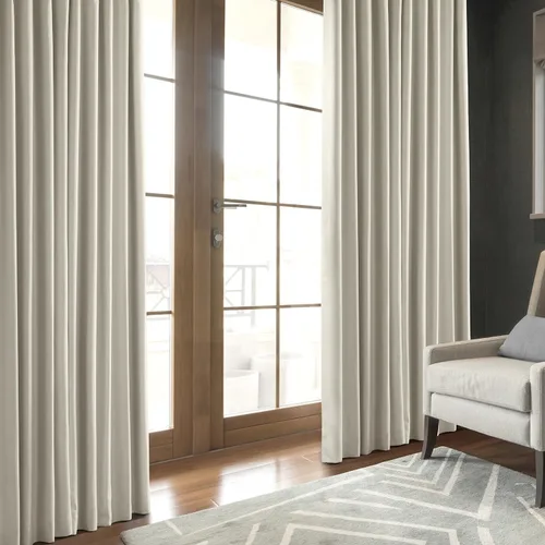 Vista 4 de HPD HALF PRICE DRAPES Cortinas opacas sólidas con aislamiento térmico para dormitorio, cortina de 84 pulgadas de largo (1 panel), cortinas opacas