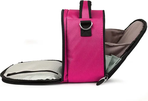 Vista 4 de Vangoddy – Laurel Bolsa para Nikon Coolpix P990/P610/P900/P530/P600/P7800/P520/P510/P500/P100/P90/P80 Digital SLR Cámaras (Rosa)