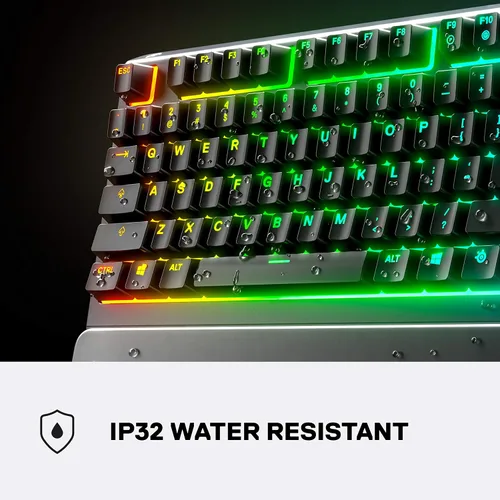 Vista 6 de SteelSeries Aerox 5 - Mouse ligero para juegos - 18000 CPI - Sensor óptico de aire TrueMove y teclado para juegos RGB Apex 3 - Iluminación RGB de 10