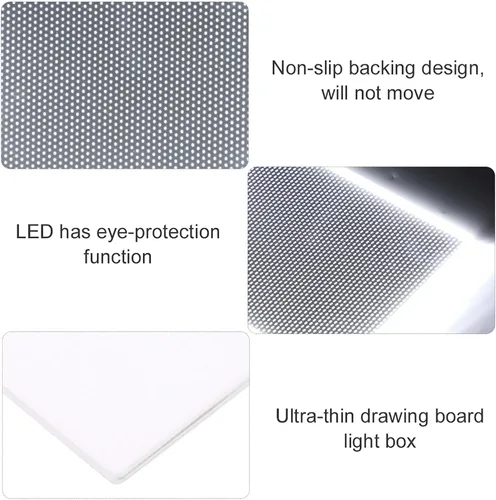 Vista 4 de A6 portátil LED caja de luz trazador pequeña almohadilla de luz LED tablero de luz pequeña almohadilla de luz de seguimiento de artcraft almohadilla