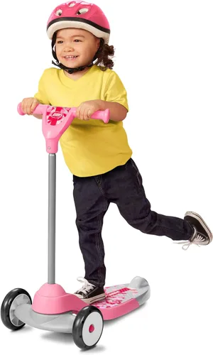 Vista 10 de Radio Flyer, Mi primer escúter Extra Wide Base for Balance, 2 Front Wheels for Added Stability, Easy to Use Foot Brake, (Amazon Exclusive)