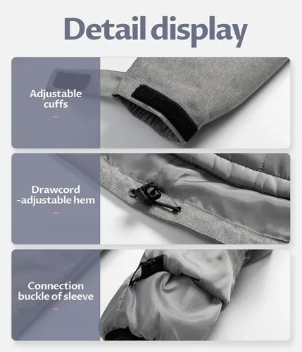 Vista 7 de CREATMO US Chaqueta de esquí impermeable 3 en 1 para mujer, resistente al viento, chaqueta de snowboard cálida para invierno