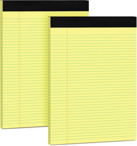 Vista 15 de Blocs de Notas de Color 5x8, Paquete de 48 Blocs Legales Pequeños Rosa 5x8, Blocs de Notas Legales Pequeños con Rayas Universitarias Fácil