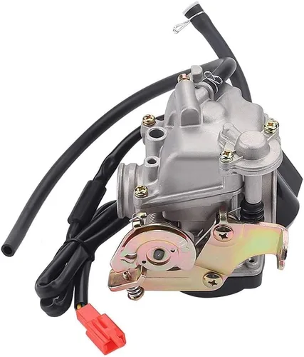 Vista 5 de Carburador 49cc 50cc para Scooter GY6 Compatible con Ciclomotor Taotao de 4 Tiempos Carburador 18mm de Gran Calibre 139QMB 139QMA PD18J Motores