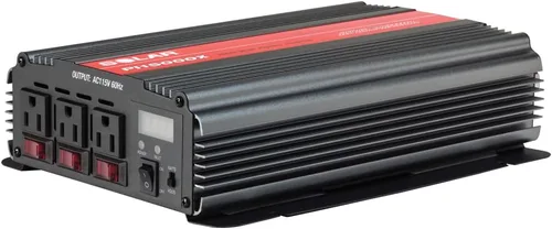 Vista 2 de Clore Automotive SOLAR PI5000X Inversor de potencia de 500W con toma dual más USB