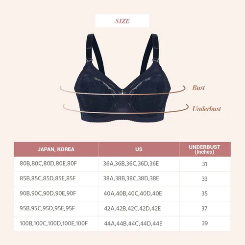 Vista 5 de Clivia Eureka - Brasier de malla transpirable de cobertura completa para mujer, ajuste perfecto y cómodo, brasier de alambre de alta calidad